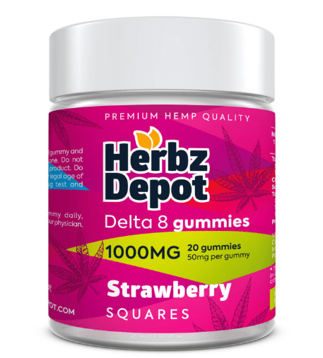 iDelta Delta-8 Gummies Strawberry
